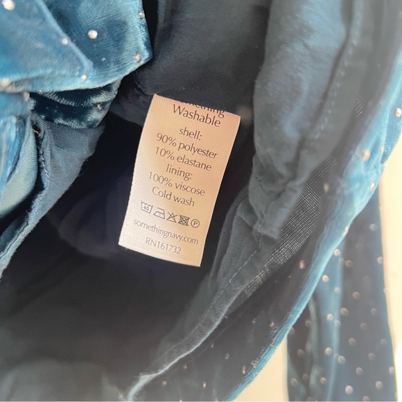 Something Navy Women's Studded Velvet Shirt Jacket Womens Size Small NWT - Picture 4 of 5